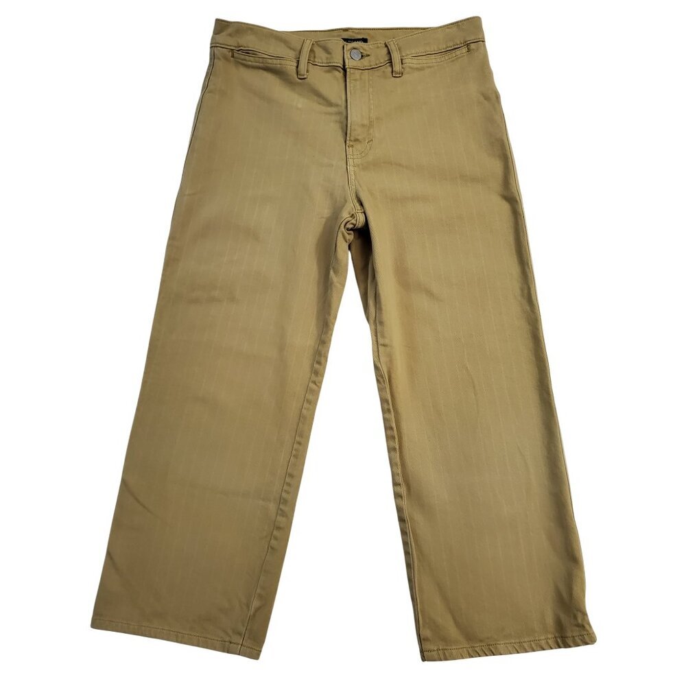 Lucky Brand Mid Rise Crop Wide Leg Jean Color Bronze Mist Size 30 - Picture 6 of 16